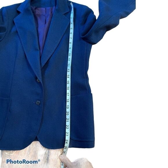 Vintage Blue Single Breast Blazer - Picture 9 of 9